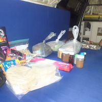 Essensrationen packen