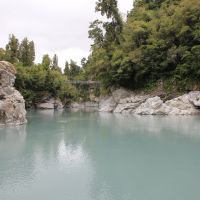 Türkises Wasser an der Hokitika Gorge