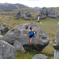 Schnell mal Bouldern am Castle Hill