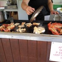 Langusten am Kaikoura Seafood BBQ Kiosk