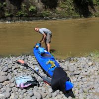 Mittagspause, Lukas holt das Essen aus den Drybags