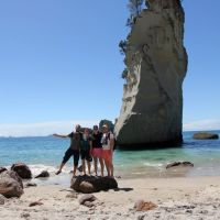 Cathedral Cove mit Laura und Tobi