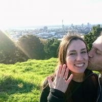 Verlobung am Mt Eden :)
