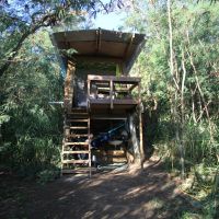 Eine Nacht im 'Baumhaus', Grande Terre